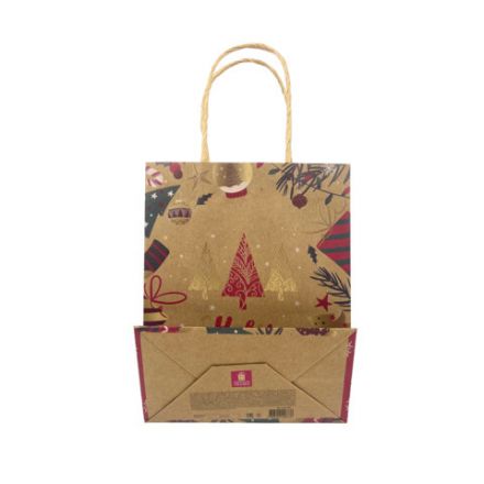 Пакет подарочный КОМПЛЕКТ 10 штук новогодний 18x10x23 см, "Merry Christmas", ЗОЛОТАЯ СКАЗКА, 592125 Пакет подарочный КОМПЛЕКТ 10 штук новогодний 18x10x23 см, "Merry Christmas", ЗОЛОТАЯ СКАЗКА, 592125