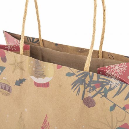 Пакет подарочный КОМПЛЕКТ 10 штук новогодний 18x10x23 см, "Merry Christmas", ЗОЛОТАЯ СКАЗКА, 592125 Пакет подарочный КОМПЛЕКТ 10 штук новогодний 18x10x23 см, "Merry Christmas", ЗОЛОТАЯ СКАЗКА, 592125