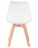 Стул обеденный DOBRIN JERRY SOFT, ножки светлый бук, цвет сиденья белый (W-02) Стул обеденный DOBRIN JERRY SOFT, ножки светлый бук, цвет сиденья белый (W-02)
