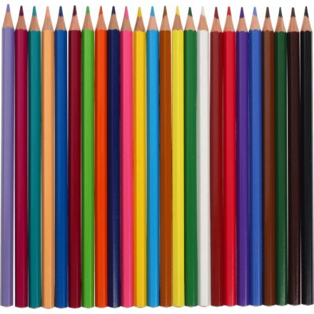 Карандаши цветные KOH-I-NOOR Лео, 24цв/наб картон.упак.3554024034KS