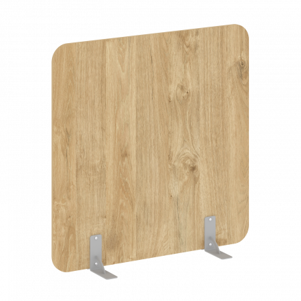 R-line Перегородки на металлических опорах на фетровых подпятниках DP.F-120-120 Тиквуд светлый/Серый металл 1200*18*1200