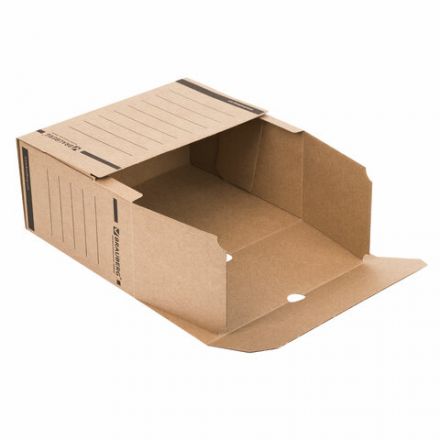 Короб архивный с клапаном А4 (260х325 мм), 150 мм, до 1400 листов, плотный, микрогофрокартон, BRAUBERG, 124849 Короб архивный с клапаном А4 (260х325 мм), 150 мм, до 1400 листов, плотный, микрогофрокартон, BRAUBERG, 124849