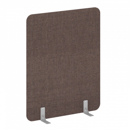 R-line soft Перегородки на металлических опорах на фетровых подпятниках AP.F-120-150 Romeo 04/Серый металл 1200*18*1500