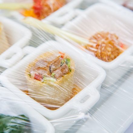 Пленка пищевая полиэтиленовая 30 см x 300 м, 7,5 мкм, прозрачная