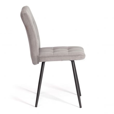 Стул обеденный Asti TREND, флок , бежевый/черный, 7, 47х54х86 см Стул обеденный Asti TREND, флок , бежевый/черный, 7, 47х54х86 см