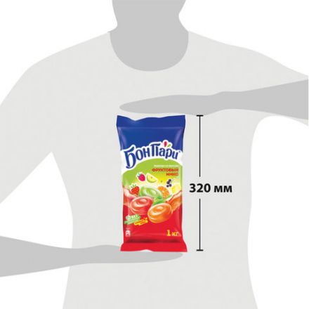 Леденцы БОН ПАРИ "Фруктовый Микс", ассорти 6 вкусов, 1 кг, 11625459 Леденцы БОН ПАРИ "Фруктовый Микс", ассорти 6 вкусов, 1 кг, 11625459