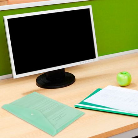 Папка-конверт с кнопкой BRAUBERG "Pastel", А4, матовая непрозрачная, мятная, ПРОЧНАЯ 0,2 мм, 272883 Папка-конверт с кнопкой BRAUBERG "Pastel", А4, матовая непрозрачная, мятная, ПРОЧНАЯ 0,2 мм, 272883