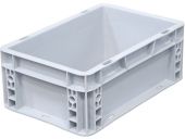 Ящик п/п 300х200х120 сплошной, гладкое дно, цв. серый Ящик п/п 300х200х120 сплошной, гладкое дно, цв. серый