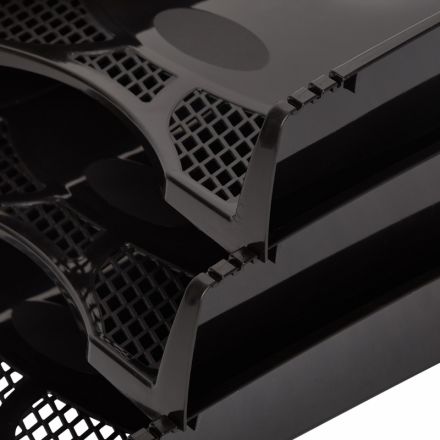 Лоток для бумаг горизонтальный Attache Эконом черный (3 штуки в упаковке)