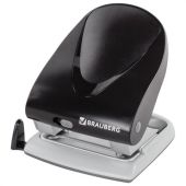 Дырокол BRAUBERG "Jet", до 40 листов, черный, 224341 Дырокол BRAUBERG "Jet", до 40 листов, черный, 224341