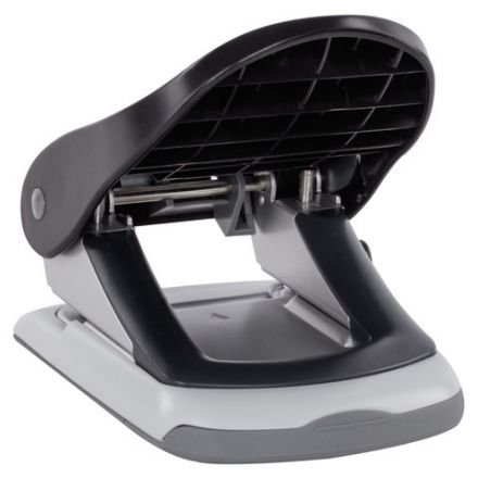 Дырокол BRAUBERG "Jet", до 40 листов, черный, 224341