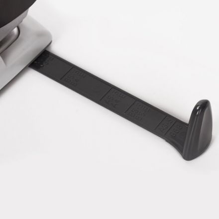 Дырокол BRAUBERG "Jet", до 40 листов, черный, 224341