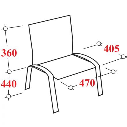 Стул UA_EChair Rio (ИЗО) хром, ткань красная C02 Стул UA_EChair Rio (ИЗО) хром, ткань красная C02