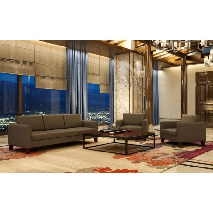 Диван EF_Берген 3-х местный к/зEuroline 995 серый матовый