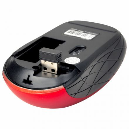 Мышь беспроводная SONNEN V-111, USB, 800/1200/1600 dpi, 4 кнопки, оптическая, красная, 513520 Мышь беспроводная SONNEN V-111, USB, 800/1200/1600 dpi, 4 кнопки, оптическая, красная, 513520