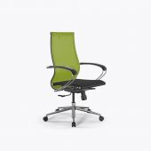 Кресло ErgoLife Set 9/подл.131/осн.Synchro 052 Лайм-Черный