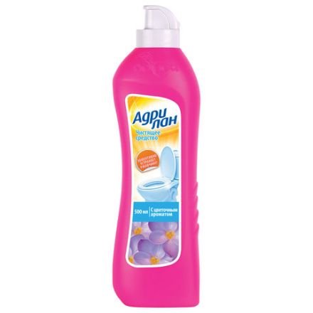 Средство для уборки сантехники и туалета 500 мл, АДРИЛАН "Цветочный", 4607005520050 Средство для уборки сантехники и туалета 500 мл, АДРИЛАН "Цветочный", 4607005520050