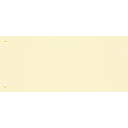 Разделитель листов разделительные полоски Комус, желтые, 100 шт./уп.