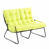 Диван Ergo/Эрго рогожка с водоотталкивающей пропиткой, Лайм