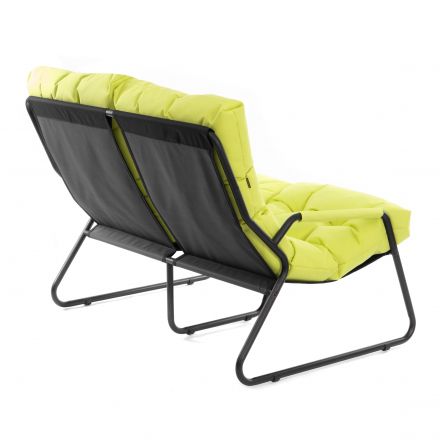 Диван Ergo/Эрго рогожка с водоотталкивающей пропиткой, Лайм