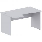 Стол Easy One левый (870,871) серый Ш1400 Г900