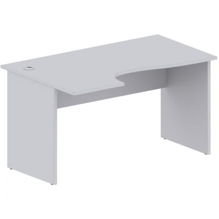 Стол Easy One левый (870,871) серый Ш1400 Г900