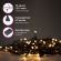 Электрогирлянда-нить комнатная "Стандарт" 5 м, 50 LED, теплый белый свет, 220 V, контроллер, ЗОЛОТАЯ СКАЗКА, 591343