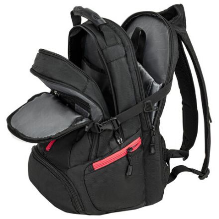 Рюкзак GERMANIUM "S-03" универсальный, с отделением для ноутбука, увеличенный объем, черный, 46х32х26 см, 226949