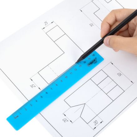 Линейка пластиковая 16 см, ПИФАГОР, неоновая, ассорти, 210827 Линейка пластиковая 16 см, ПИФАГОР, неоновая, ассорти, 210827