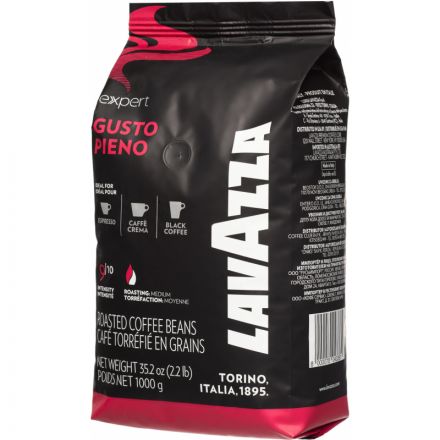 Кофе Lavazza Gusto Pieno Expert в зернах, 1кг