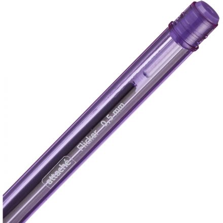 Ручка шариковая неавтомат. Attache Flicker син,масл,манж,асс