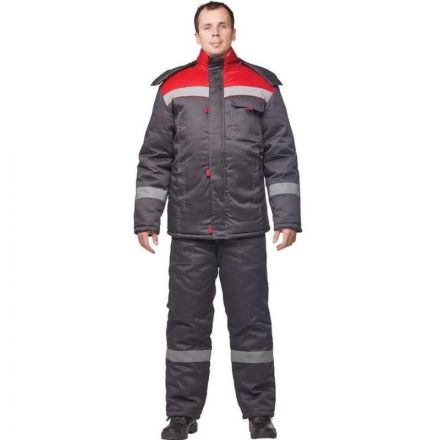 Костюм рабочий зимний муж з31-КПК сер/красн (р.48-50) 158-164 (Арсенал-СП) Костюм рабочий зимний муж з31-КПК сер/красн (р.48-50) 158-164 (Арсенал-СП)