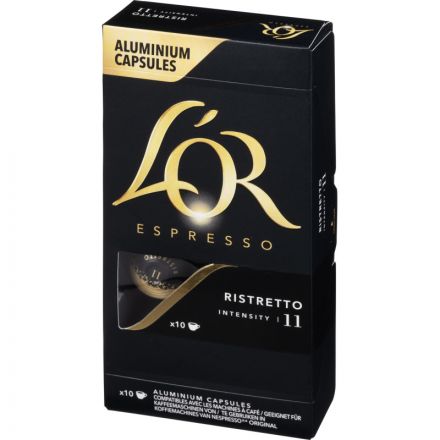 Капсулы для кофемашин Lor Espresso Ristretto (10 штук в упаковке) Капсулы для кофемашин Lor Espresso Ristretto (10 штук в упаковке)