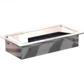 Заглушка кабель-канала прямоугольная M-ZS-160 Нержавеющая Сталь 160x80