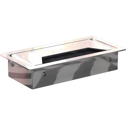 Заглушка кабель-канала прямоугольная M-ZS-160 Нержавеющая Сталь 160x80 Заглушка кабель-канала прямоугольная M-ZS-160 Нержавеющая Сталь 160x80