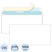 Конверт C65 BUSINESSPOST стрип 114х229 90 гр. 1000шт/уп 2376