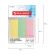 Закладки клейкие пастельные BRAUBERG бумажные, 76х25 мм, 300 штук (3 цвета х 100 листов), европодвес, 124812