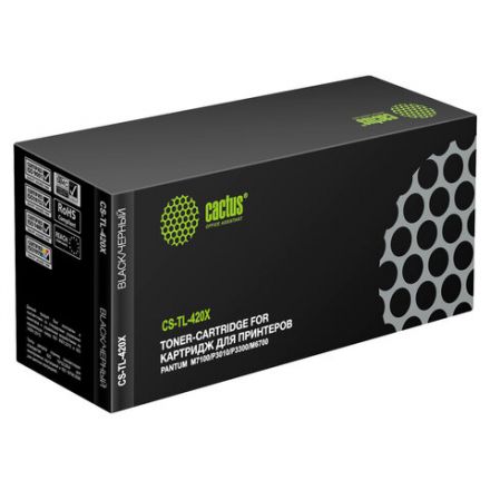 Картридж лазерный CACTUS (CS-TL-420X) для Pantum P3010D/P3010DW/P3300D/P3300DN/P3300DW, ресурс 6000 страниц Картридж лазерный CACTUS (CS-TL-420X) для Pantum P3010D/P3010DW/P3300D/P3300DN/P3300DW, ресурс 6000 страниц