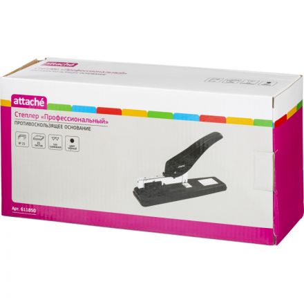 Степлер мощный Attache до 85/100 листов черный