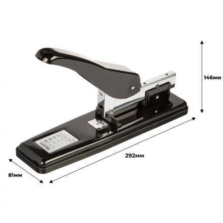 Степлер мощный Attache до 85/100 листов черный