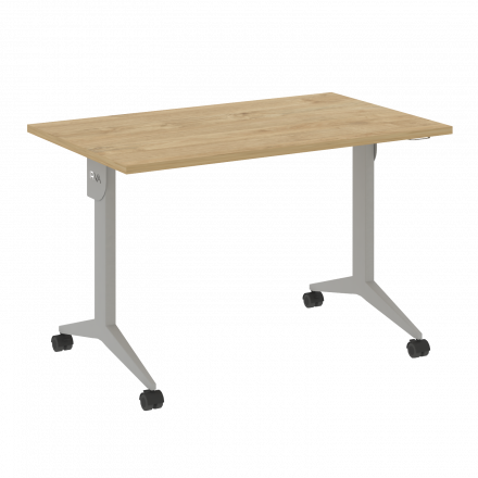 X-Pull Стол складной мобильный X.M-2.7 Тиквуд светлый/Серый металл 1180*720*753 X-Pull Стол складной мобильный X.M-2.7 Тиквуд светлый/Серый металл 1180*720*753