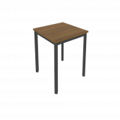 Slim Стол письменный на металлокаркасе С.СП-1.1 Орех/Антрацит металл 600*600*750