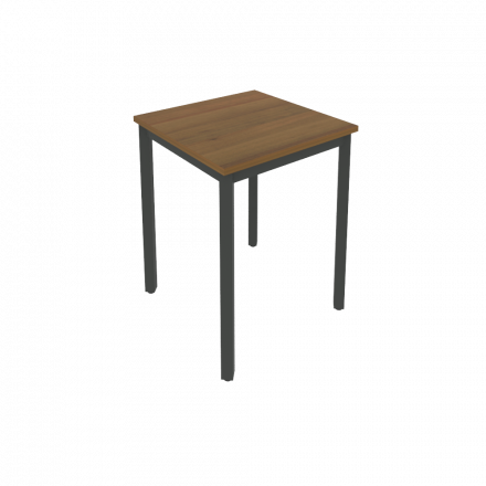 Slim Стол письменный на металлокаркасе С.СП-1.1 Орех/Антрацит металл 600*600*750