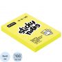 Стикеры Attache Selection 76x51 мм неоновые желтые (1 блок, 100 листов)