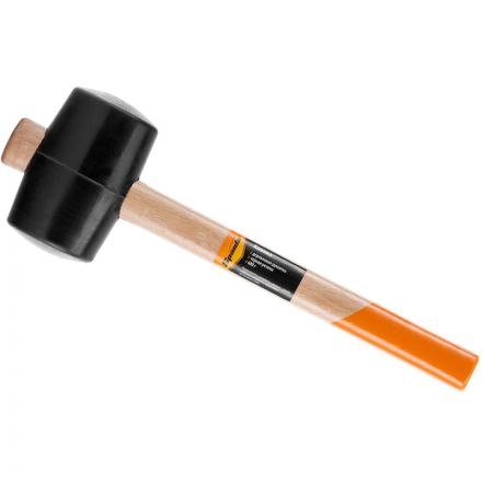Киянка резиновая 680 г черная резина деревянная рукоятка Sparta 111555