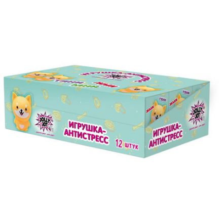 Игрушка-антистресс "ВЕСЁЛЫЙ ПЁСИК", 5х8 см, дисплей, JOLLY JOT (ДЖОЛЛИ ДЖОТ), 665802 Игрушка-антистресс "ВЕСЁЛЫЙ ПЁСИК", 5х8 см, дисплей, JOLLY JOT (ДЖОЛЛИ ДЖОТ), 665802