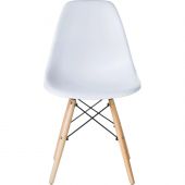 Стул LO_обеденный DOBRIN DSW LMZL-PP638_LB-MTR_P-W-02 свет.бук/белый