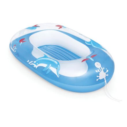 Надувная лодочка "Подводный мир" с окошком, 102х69 см, 3-6 лет, BESTWAY, 34037