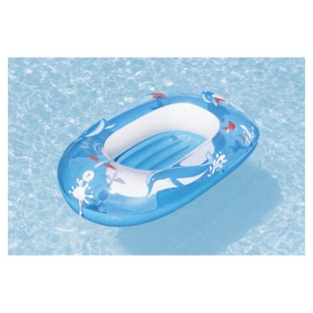 Надувная лодочка "Подводный мир" с окошком, 102х69 см, 3-6 лет, BESTWAY, 34037