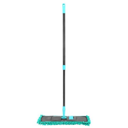 Швабра КОМПЛЕКТ флаундер 40 см + МОП синель (ТИП К) + черенок 70-120 см, ЛЮБАША БЮДЖЕТ, 700051
